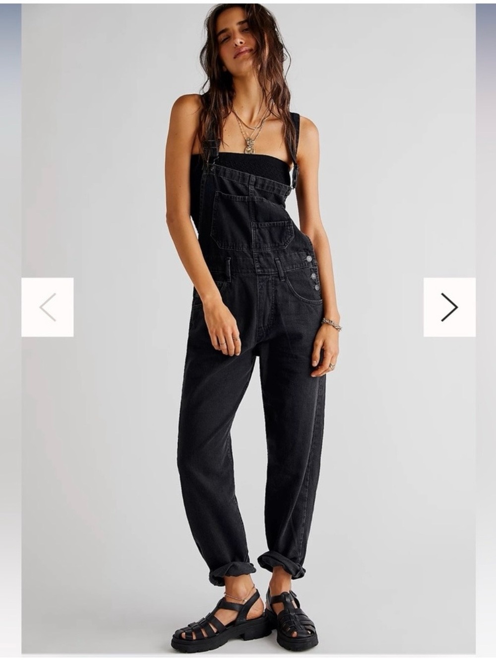 Free people ziggy denim overalls
